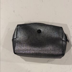 Lululemon Shimmer Black Cosmetic Pouch